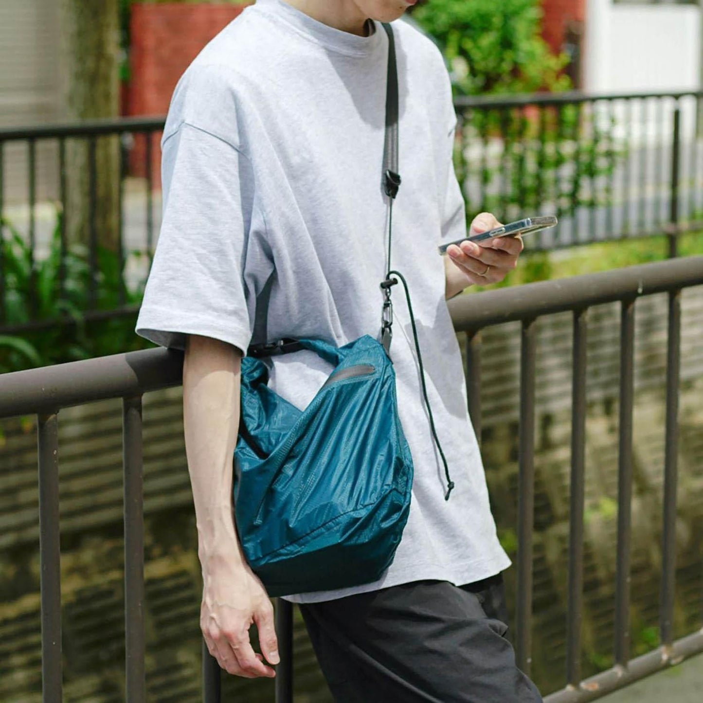 Dry Bag L - 2WAY Turquoise Blue