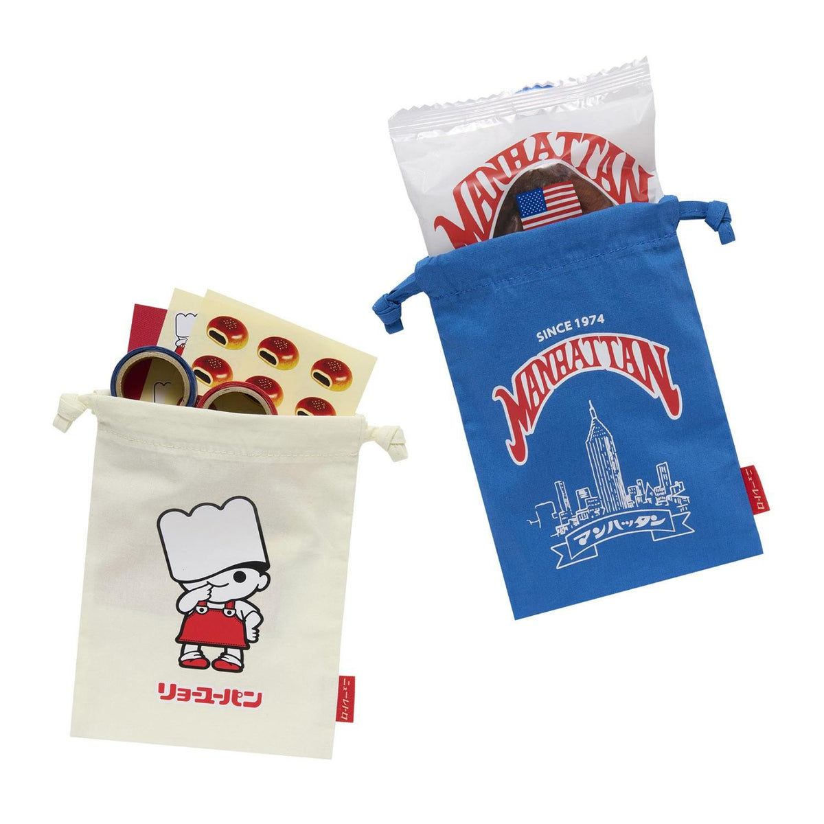 NEW RETRO Drawstring Bag S (Ryoyu Baking)