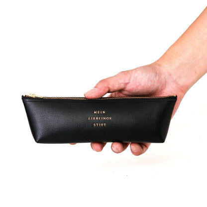 Fastener Pen Case Brown