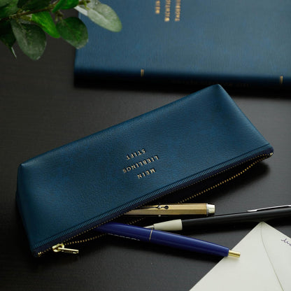 Fastener Pen Case Navy