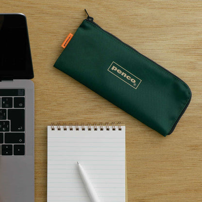 Flat Pen Case Dark Green