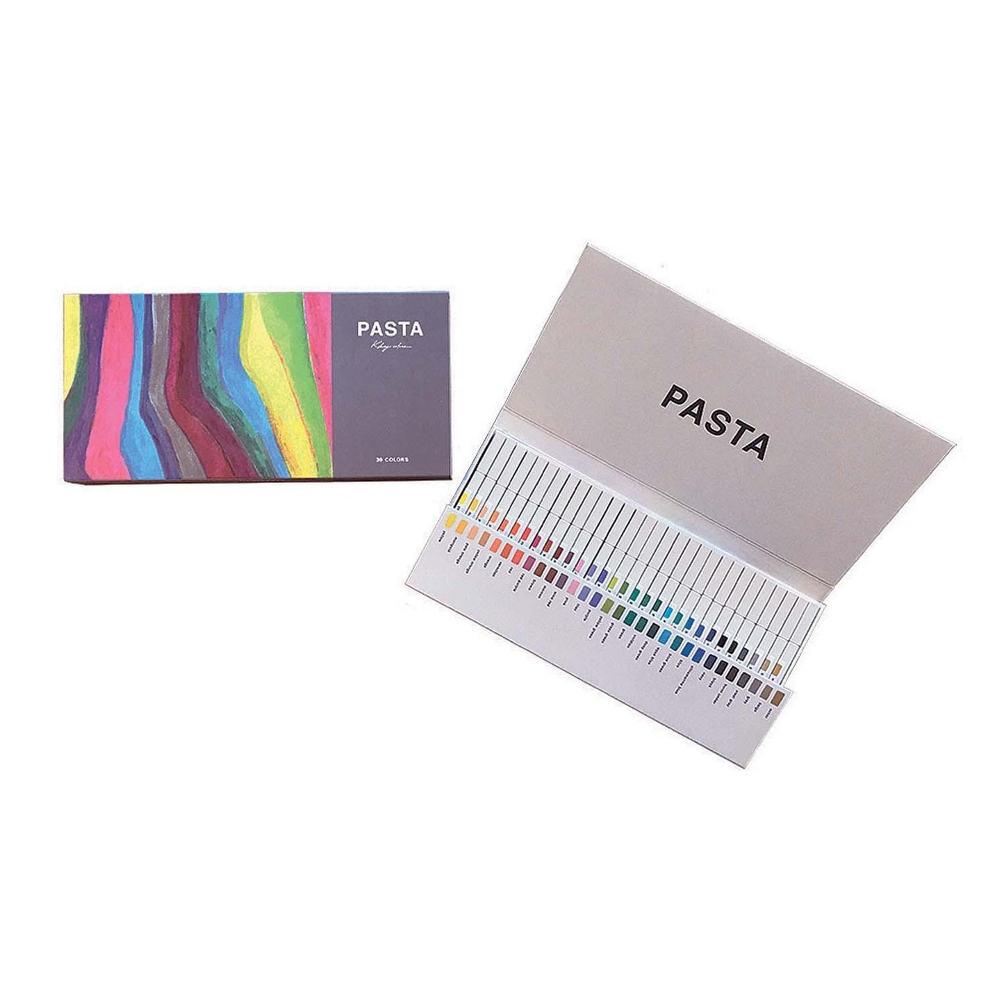 Pasta Marker Pen Set of 30 Fluorescent Colors