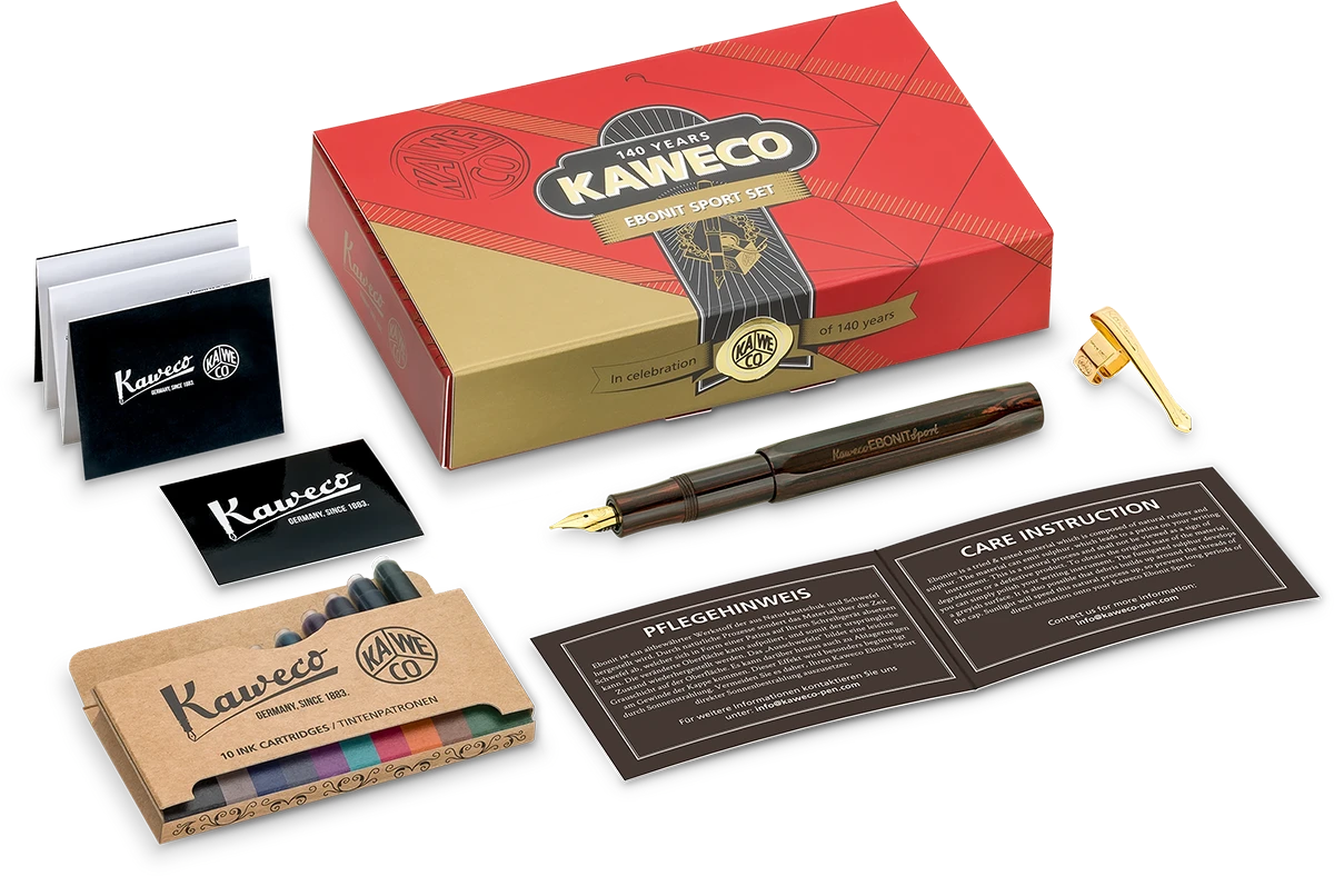 Kaweco Ebonit SPORT Caneta de Tinta Permanente