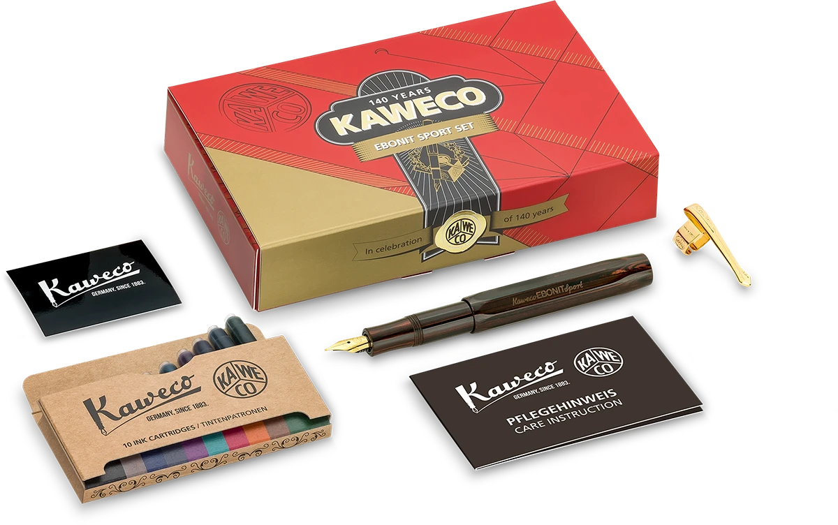 Kaweco Ebonit SPORT Caneta de Tinta Permanente