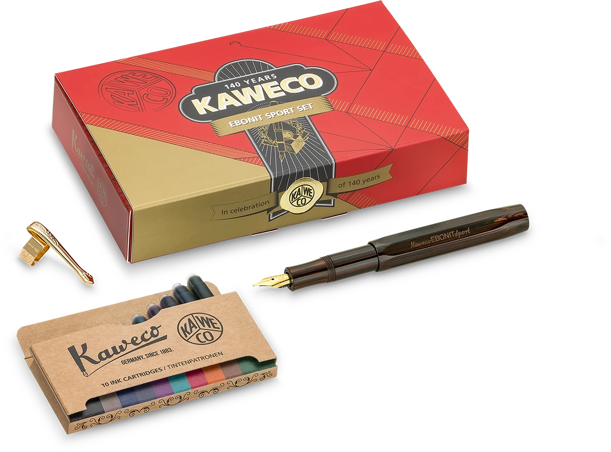 Kaweco Ebonit SPORT Caneta de Tinta Permanente