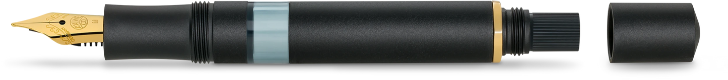 Kaweco PISTON SPORT AL Solo Preto/Dourado