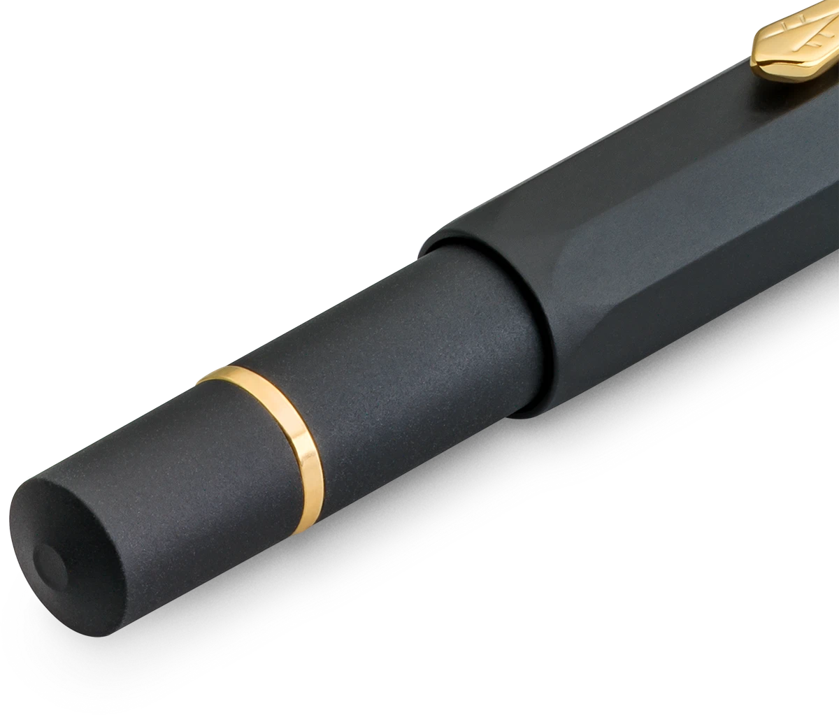 Kaweco PISTON SPORT AL Solo Preto/Dourado