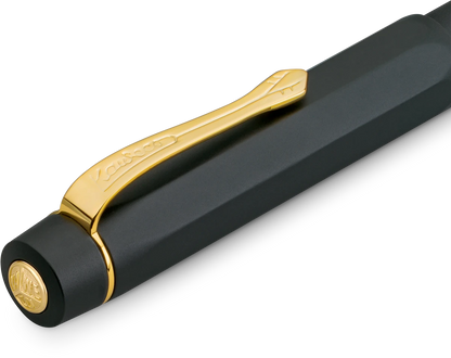 Kaweco PISTON SPORT AL Solo Preto/Dourado