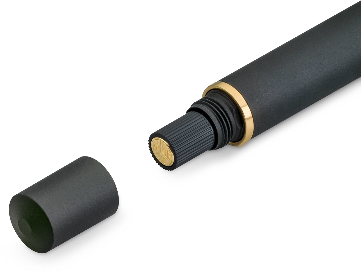 Kaweco PISTON SPORT AL Starter Set Preto/Dourado