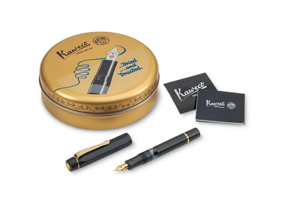 Kaweco PISTON SPORT AL Solo Preto/Dourado