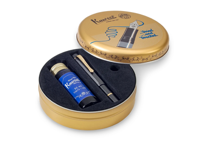 Kaweco PISTON SPORT AL Starter Set Preto/Dourado