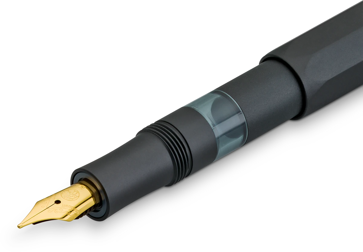 Kaweco PISTON SPORT AL Starter Set Preto/Dourado