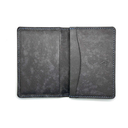LEATHER FIND CARD CASE ANTIQUE SHADE LEATHER CUSTOM GREY