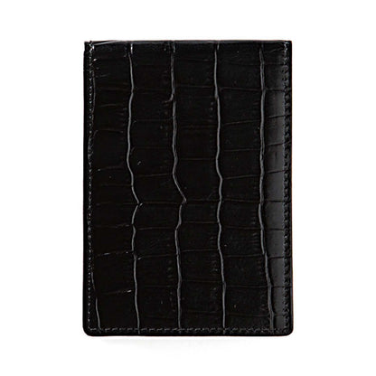 LEATHER FIND MEMO COVER Black