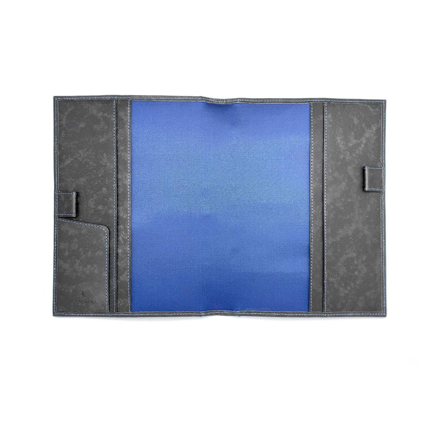 LEATHER FIND NOTE COVER ANTIQUE SHADE LEATHER CUSTOM GREY