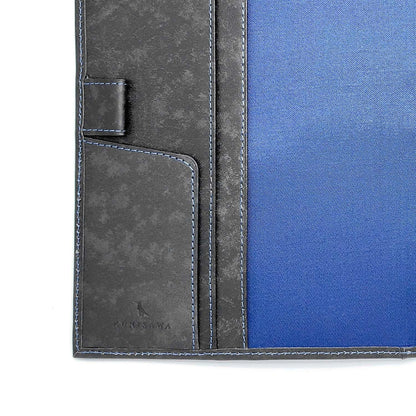 LEATHER FIND NOTE COVER ANTIQUE SHADE LEATHER CUSTOM GREY