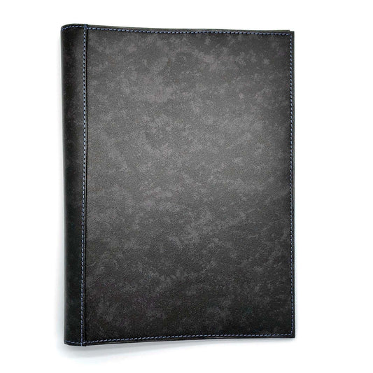 LEATHER FIND NOTE COVER ANTIQUE SHADE LEATHER CUSTOM GREY