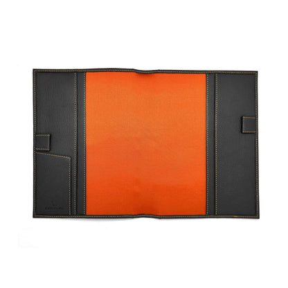 LEATHER FIND NOTE COVER GOAT SHRINK LEATHER CUSTOM GREY