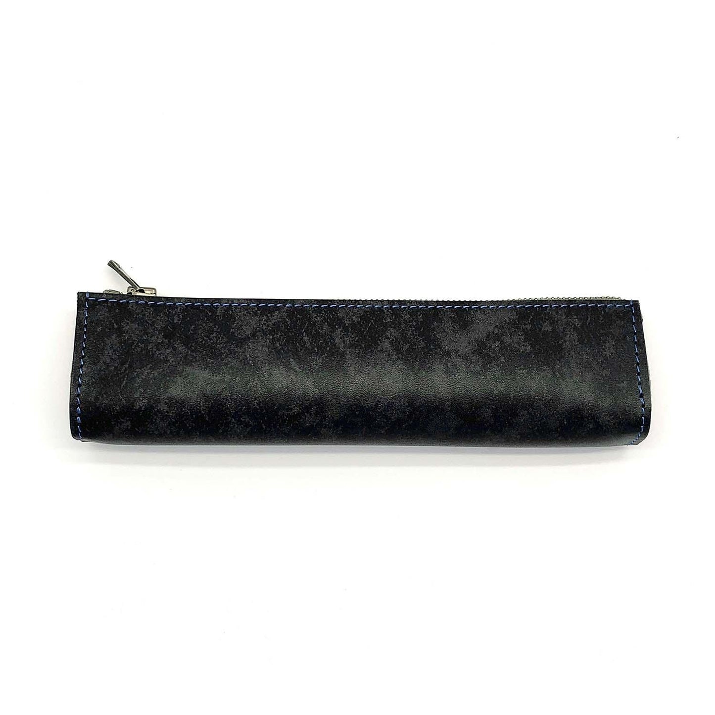 LEATHER FIND PEN CASE ANTIQUE SHADE LEATHER CUSTOM GREY