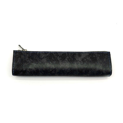 LEATHER FIND PEN CASE ANTIQUE SHADE LEATHER CUSTOM GREY