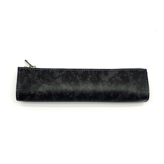 LEATHER FIND PEN CASE ANTIQUE SHADE LEATHER CUSTOM GREY
