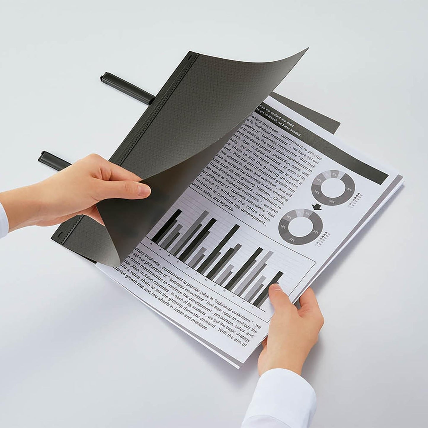 Clip Note BIZRACK A4 White