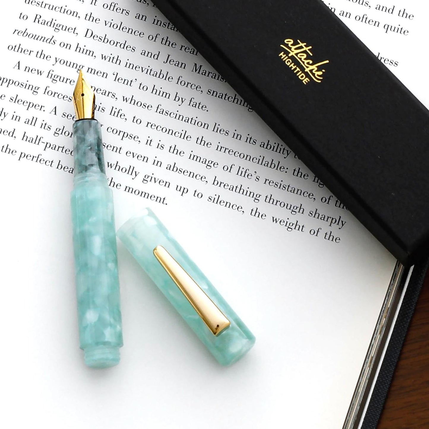 Marbled Fountain Pen Attaché Mint