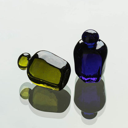 Recycled Glass Paper Weight Attaché / Sake Bottle / COBL