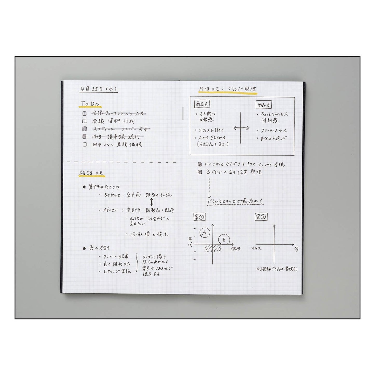 Field Notebook 3mm Grid - Yellow