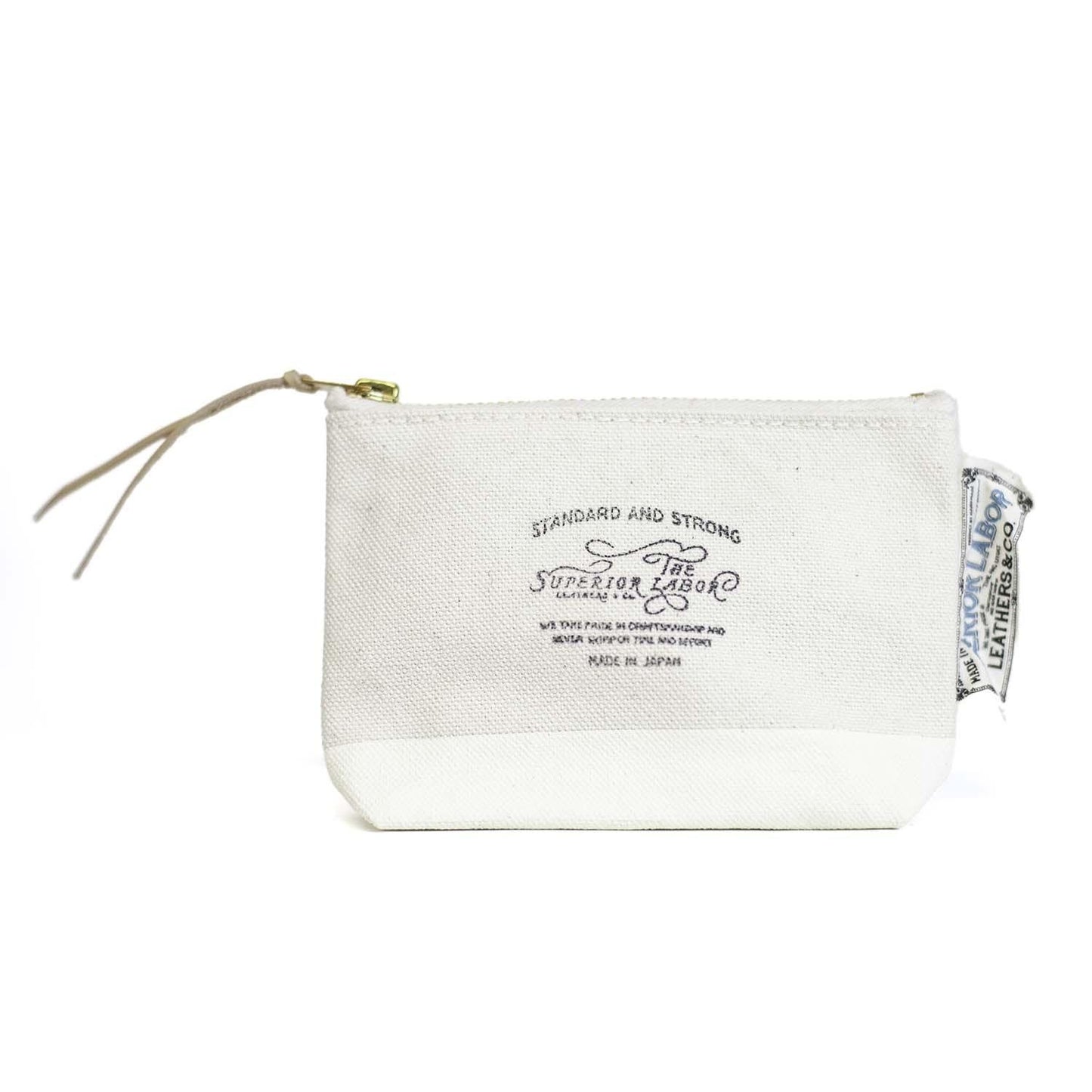 Cotton Canvas Pouch #01 White