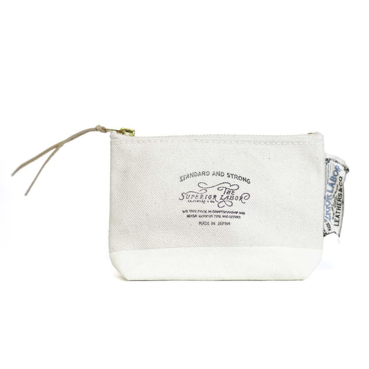 Cotton Canvas Pouch #01 White