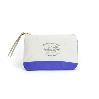 Cotton Canvas Pouch #01 Sky Blue
