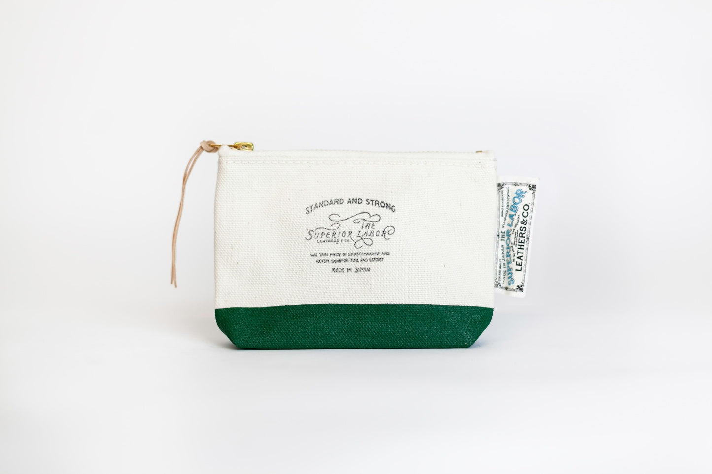 Cotton Canvas Pouch #01 Green
