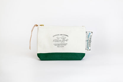 Cotton Canvas Pouch #01 Green