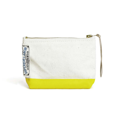 Cotton Canvas Pouch #01 Yellow