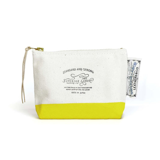 Cotton Canvas Pouch #01 Yellow