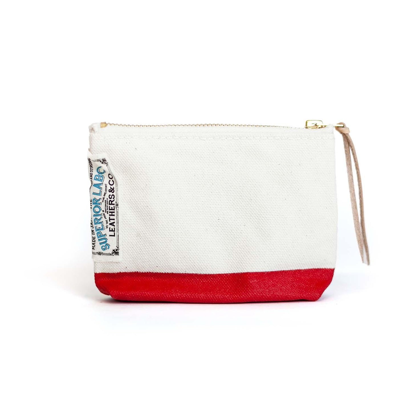 Cotton Canvas Pouch #01 Red
