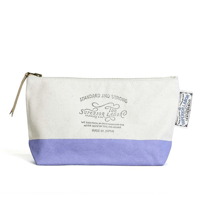Cotton Canvas Pouch #02 Light Blue