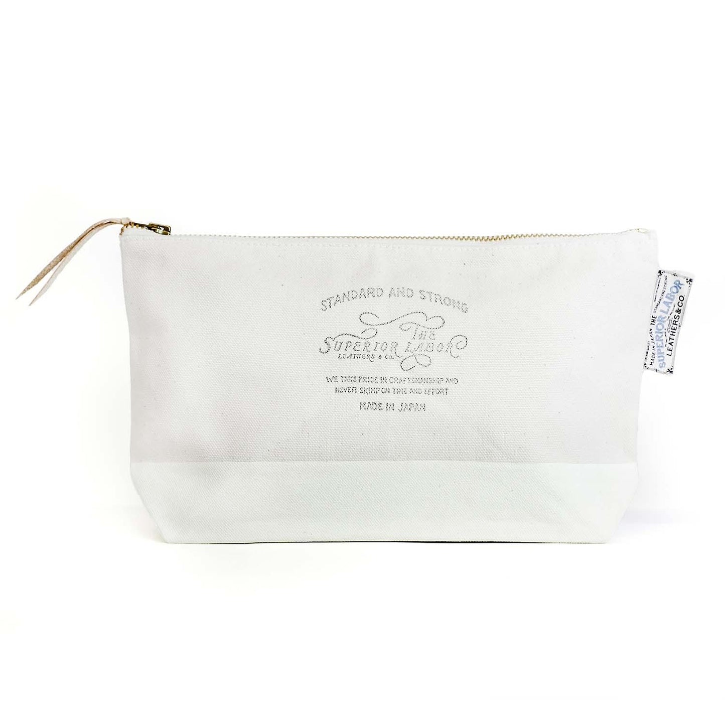 Cotton Canvas Pouch #03 White