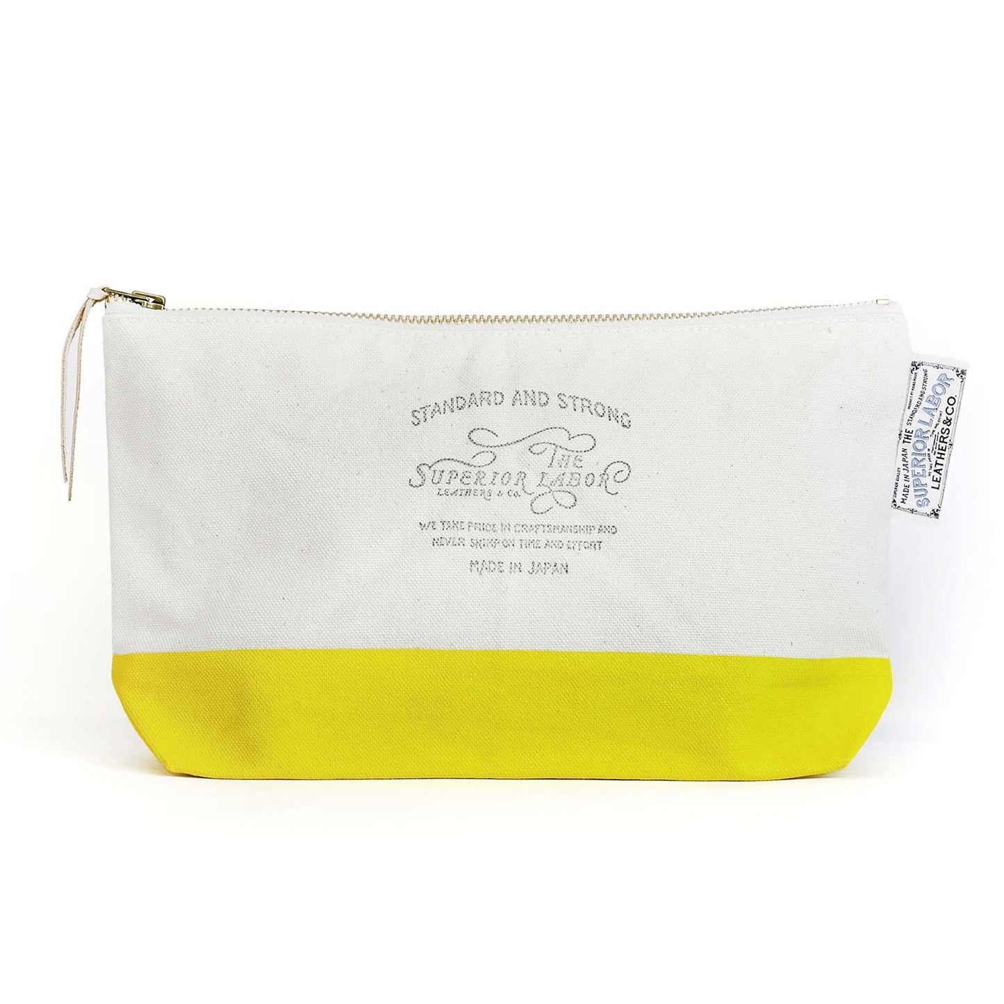 Cotton Canvas Pouch #03 Yellow