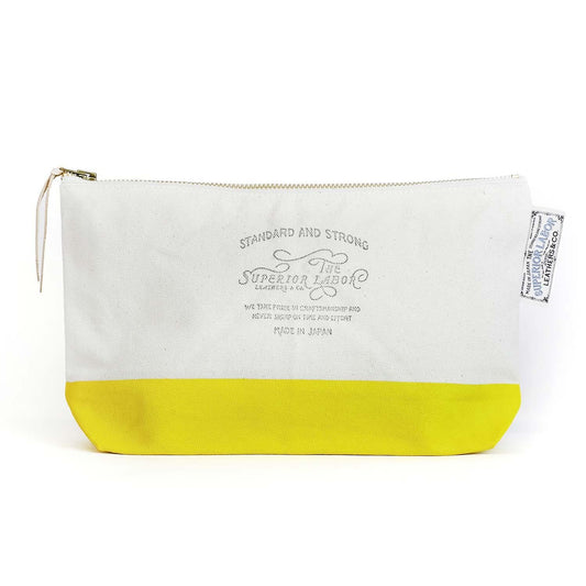 Cotton Canvas Pouch #03 Yellow