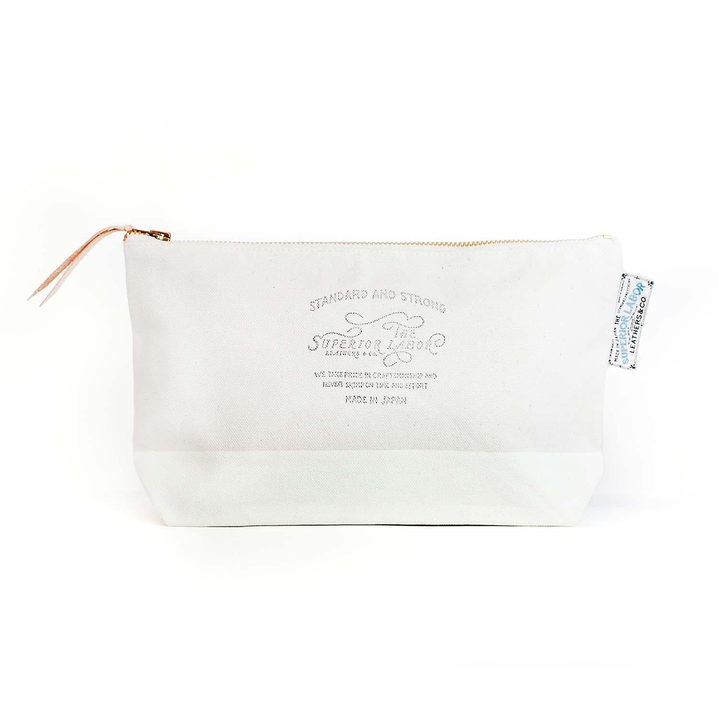 Cotton Canvas Pouch #04 White