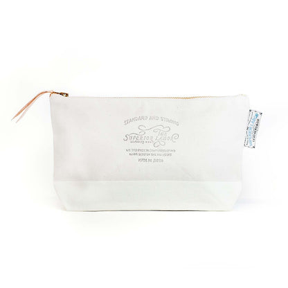 Cotton Canvas Pouch #04 White