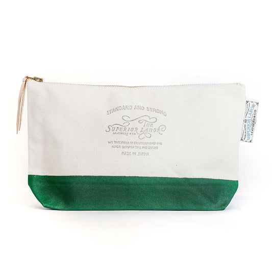 Cotton Canvas Pouch #04 Green