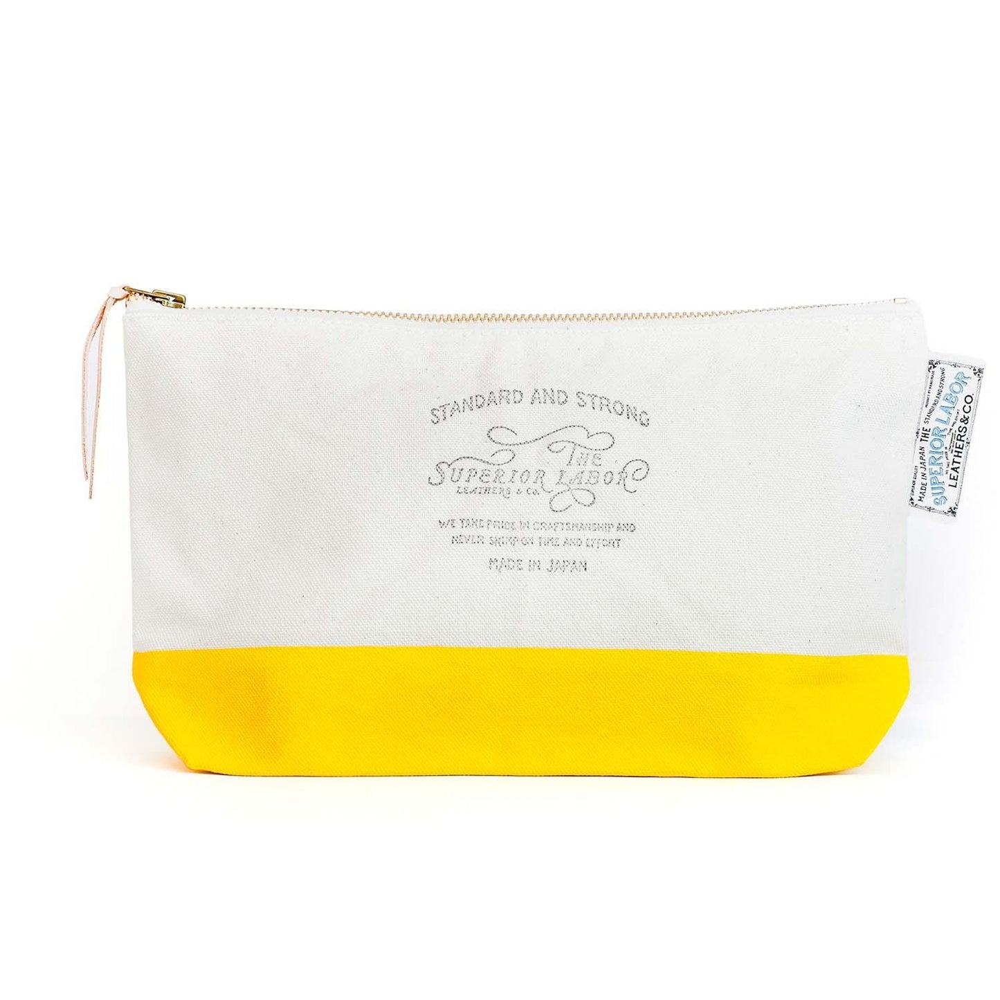 Cotton Canvas Pouch #04 Yellow