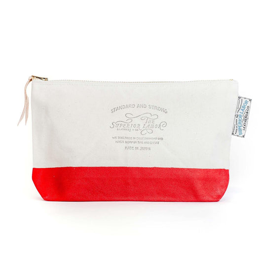 Cotton Canvas Pouch #04 Red