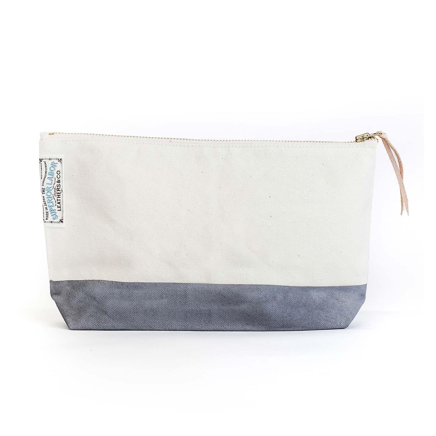 Cotton Canvas Pouch #04 Dark Gray