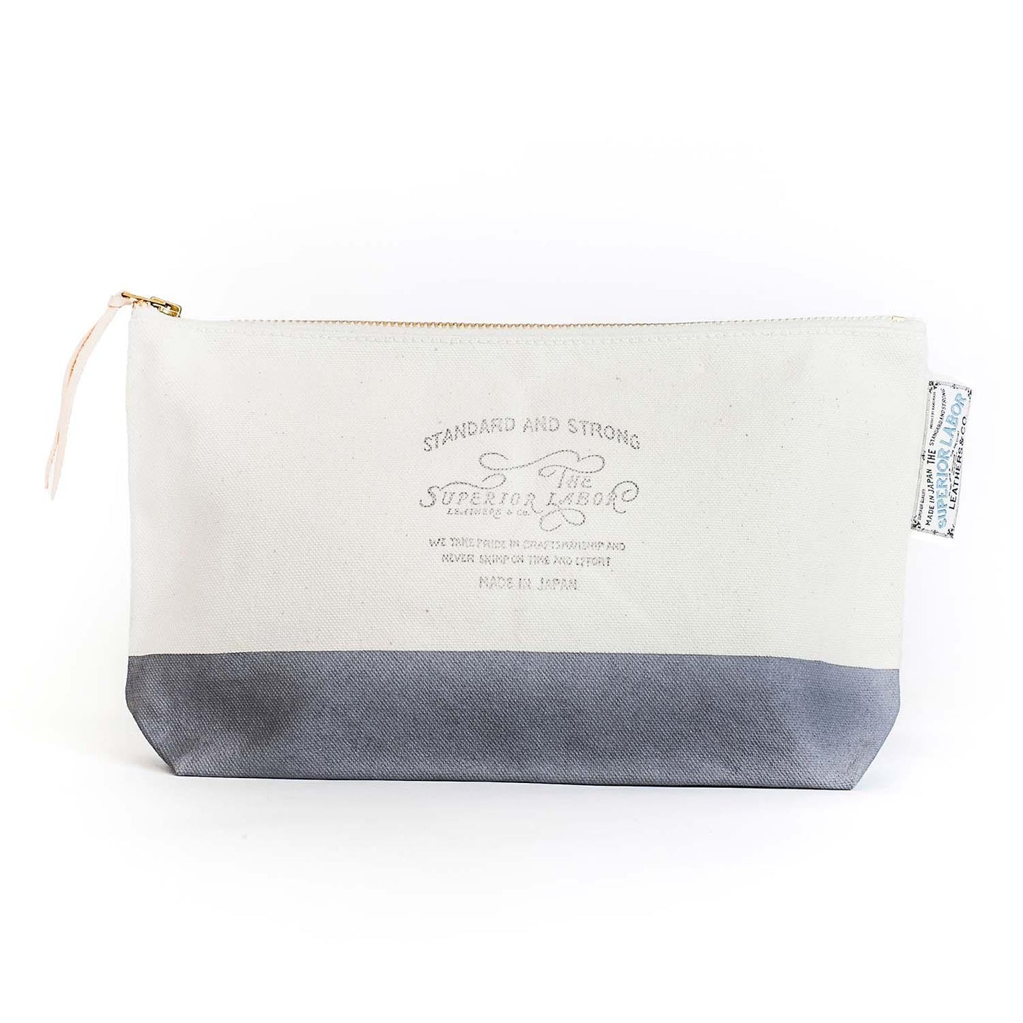 Cotton Canvas Pouch #04 Dark Gray