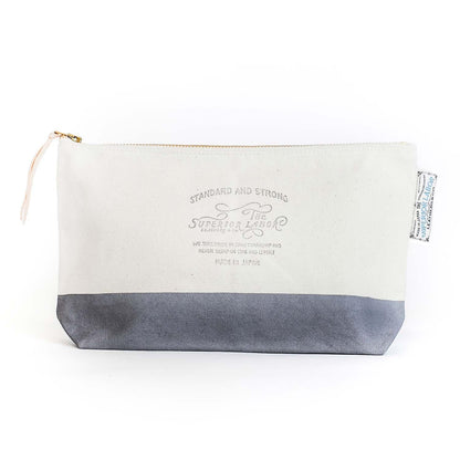 Cotton Canvas Pouch #04 Dark Gray