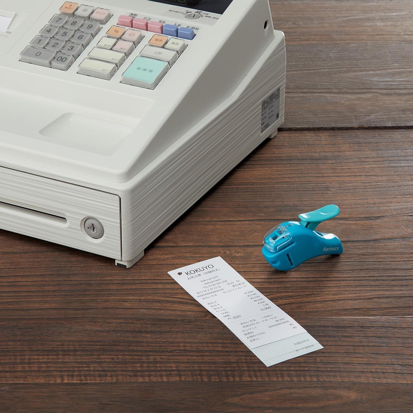 Heftgerät ohne Klammern Harinacs Compact Alpha 5 Blatt Blau